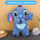Stitch que respira pelúcia do Lilo and Stitch e Angel com movimentos de respiração, luzes suaves e sons calmantes
