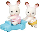 Sylvanian Families Gêmeos Coelho Chocolate - Epoch