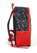 Kit Mochila de Costas G + Estojo Box Enaldinho UP4YOU | Preto e Vermelho Neon | Youtuber 2 Peças