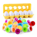 Brinquedo Educativo Encaixe Ovos Cores e Formas - Polibrinq