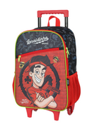 KIT Escolar COMPLETO Enaldinho UP4YOU 3 Peças: Mochila Rodinhas G + Lancheira Térmica + Estojo Box Youtuber