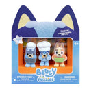 Kit 3 Bonecos Colecionáveis Bluey Fuzzies - Candide