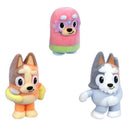 Kit 3 Bonecos Colecionáveis Bluey Fuzzies - Candide
