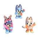 Kit 3 Bonecos Colecionáveis Bluey Fuzzies - Candide