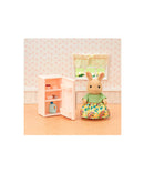 Sylvanian Families - Conjunto Geladeira Mamãe Coelho Raio de Sol