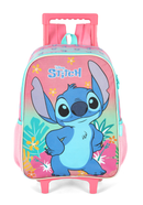 Mochila de Rodinhas Stitch Rosa Luxcel – Aventura e diversão no dia a dia escolar