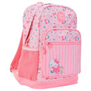 Kit Mochila de Costas G + Estojo Duplo Hello Kitty Xeryus Oficial | Estampa Listrada Pink