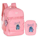 Kit Mochila + Estojo Stitch Rosa – Luxcel Oficial Disney