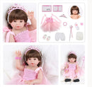 Boneca Bebê Reborn Laura Baby Cathryn 40cm 100% Vinil - Shiny Toys