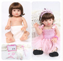 Boneca Bebê Reborn Laura Baby Cathryn 40cm 100% Vinil - Shiny Toys