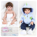 Boneca Bebê Reborn Laura Baby Adam 40cm 100% Vinil - Shiny Toys