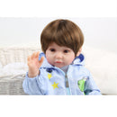 Boneca Bebê Reborn Laura Baby Adam 40cm 100% Vinil - Shiny Toys