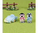 Sylvanian Families - Carrinho De Brincar Dos Bebes Pinguins