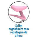 Bicicleta Aro 14 Hello Kitty Rosa - Bandeira
