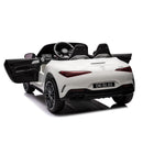 Carro Mercedes AMG 2 Lugares Branco R/C Eletrico 12V - Bandeirante