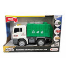 Brinquedo Caminhão de Lixo com Fricção, Luz e Som - Shine Toys