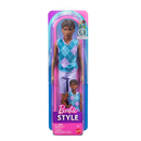 Boneco Barbie Fashionista Ken Negro Camisa Xadrez - Mattel