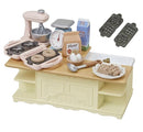 Sylvanian Families Conjunto Cozinha Com Ilha - Epoch