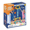 Brinquedo Conjunto de Esportes 4 em 1 Azul - Brink Center