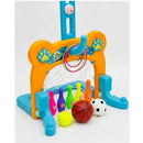 Brinquedo Conjunto de Esportes 4 em 1 Azul - Brink Center