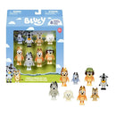 Kit 8 Bonecos Colecionáveis Bluey Diversão em família com fantasias - Candide