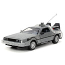 Miniatura De Volta Para o Futuro Time Machine c/ Luz 1:24 - Jada