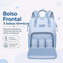 Mochila Maternidade Dozy Boys Fisher Price Azul - Pacific