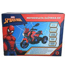 Motocicleta Elétrica Infantil Homem-Aranha c/ Som e Led 6V - Brink Center