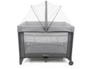 Berço Retrátil e Portátil Com Mosqueteiro e Chiqueirinho