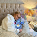 Stitch que respira pelúcia do Lilo and Stitch e Angel com movimentos de respiração, luzes suaves e sons calmantes