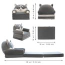 Capa para Mini Sofá-Cama Infantil - Daddy Shark