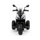 Moto Elétrica Branca Três Rodas 6V com Luz e Som - Brink Center