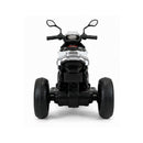 Moto Elétrica Branca Três Rodas 6V com Luz e Som - Brink Center