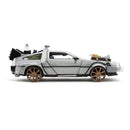 Miniatura 1:24 Carro De Volta Para o Futuro 3 com Luz - Jada