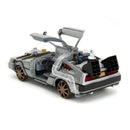 Miniatura 1:24 Carro De Volta Para o Futuro 3 com Luz - Jada