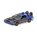 Miniatura 1:24 Carro De Volta Para o Futuro 3 com Luz - Jada