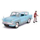 Miniatura Ford Anglia 1:24 com Boneco Harry Potter - Jada