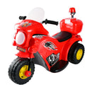 Moto Elétrica Infantil Vermelho 6V com Luz e Som - Brink Center