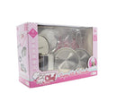 Jogo de Cozinha Infantil Panelinhas Inox 9 peças - Shiny Toys