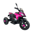 Moto Elétrica Rosa Três Rodas 6V com Luz e Som - Brink Center