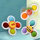 Spinner Interativo para Bebês - Kit com 3 unidades