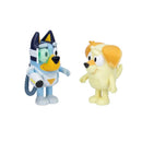 Kit 2 Bonecos Colecionáveis 6cm Bluey - Candide