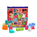 Mega Bloks Bolsa de Construção de 60 Peças Vermelho - Mattel